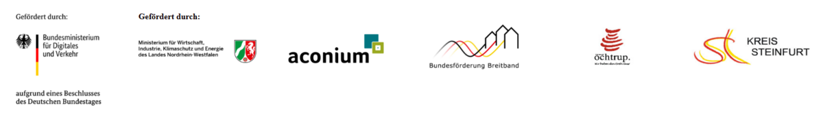 Logoleiste Breitbandausbau Ochtrup