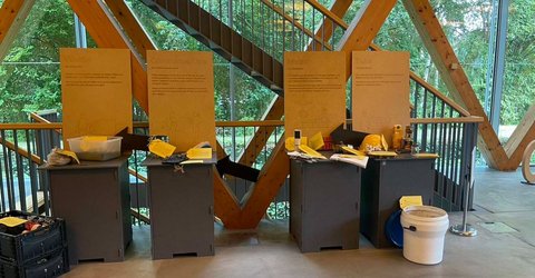 "Kreis statt Krise" – die C2C-Ausstellung zu Gast im Demozentrum für Bau und Energie