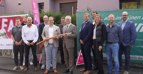 Letztes großes Förderprojekt des Kreises Steinfurt gestartet – 2,16 Millionen Euro für den Glasfaserausbau in Greven