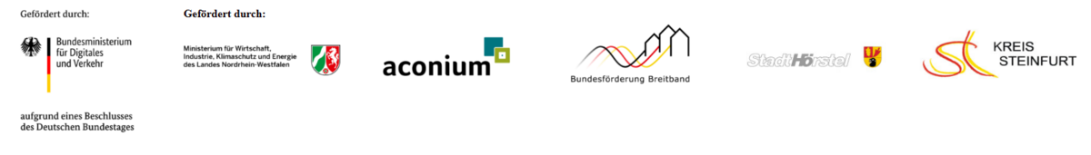 Logoleiste Breitbandausbau Hörstel