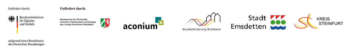 Logoleiste Breitbandausbau Emsdetten